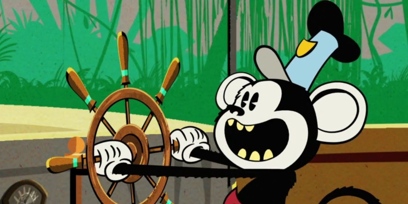 Monkey on Mickey's Boat