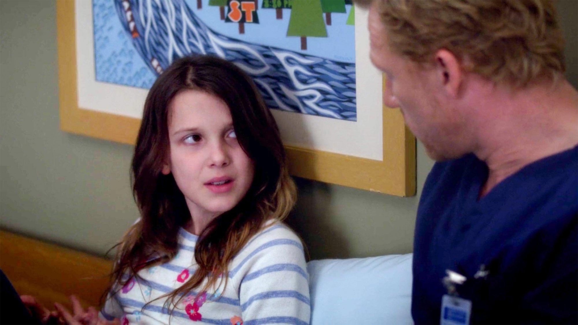 Ruby and Owen talking at Seattle Grace's waiting room