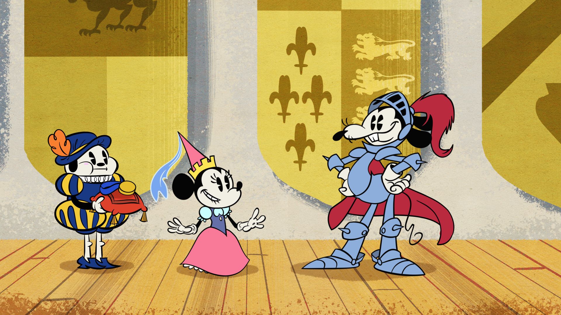 Minnie Mouse &amp; Sir Mortimer in The Wonderful World of Mickey Mouse