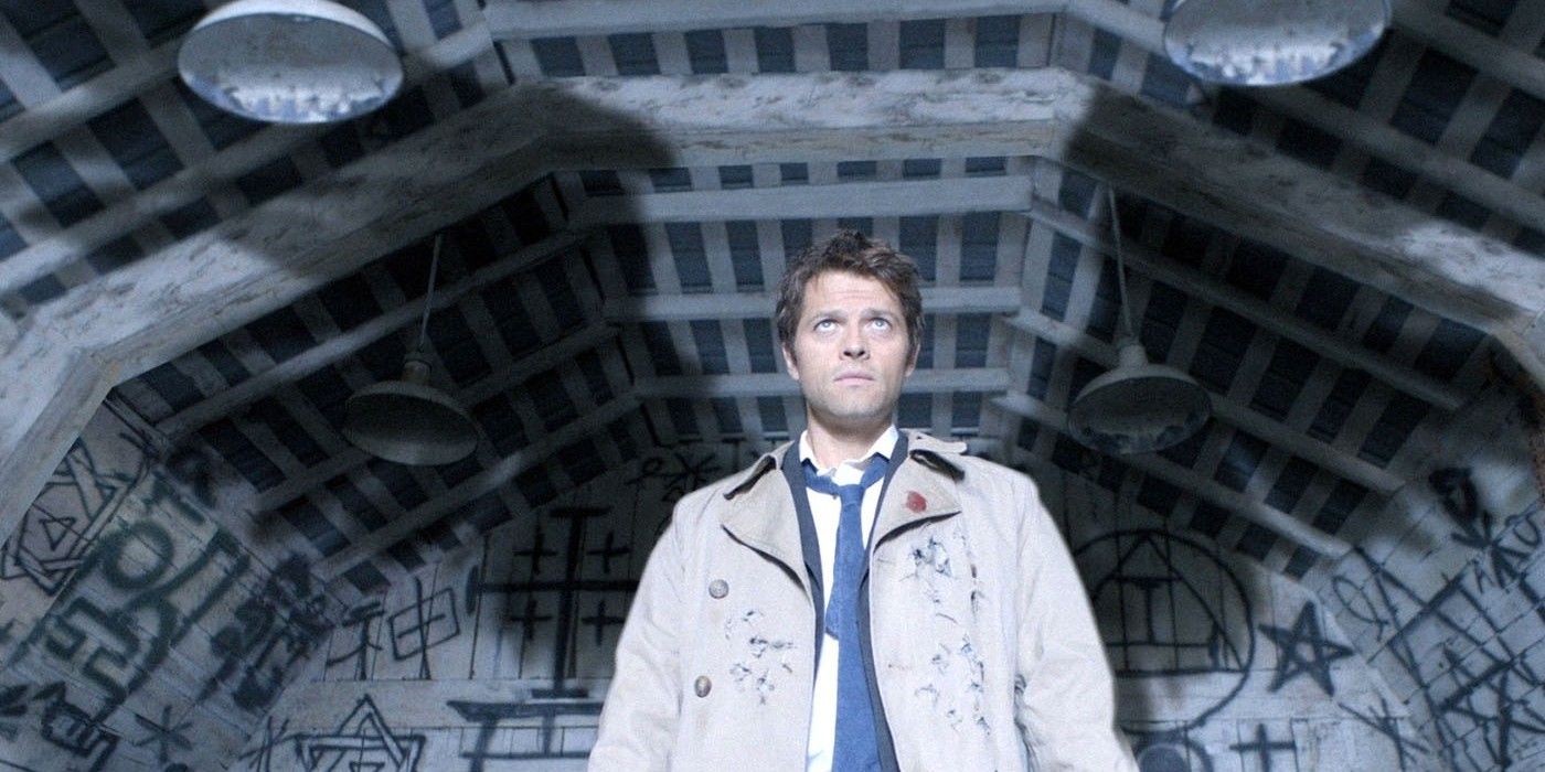 Misha Collins as Castiel in Supernatural