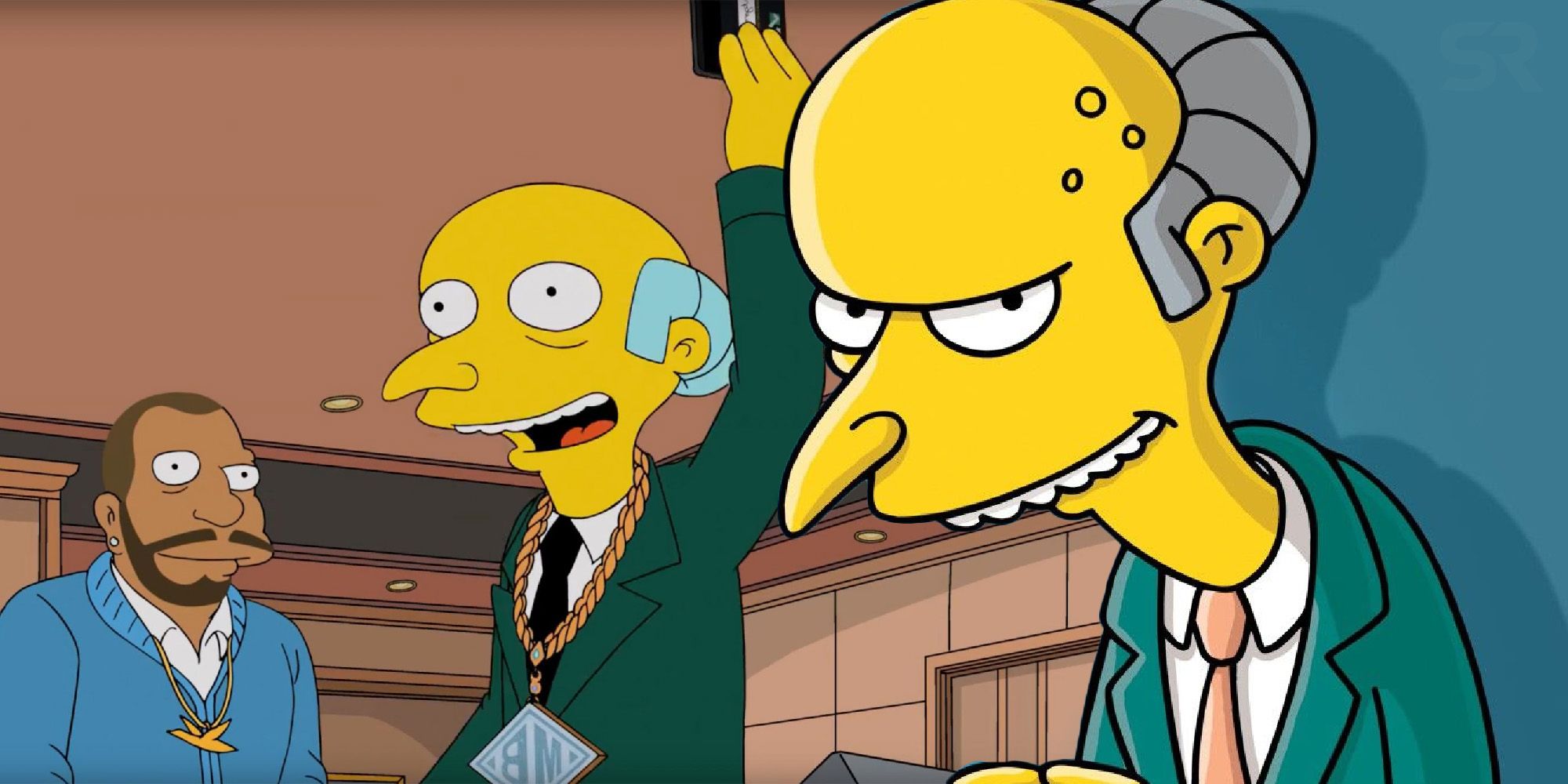 Mr Burns the simpsons wealth