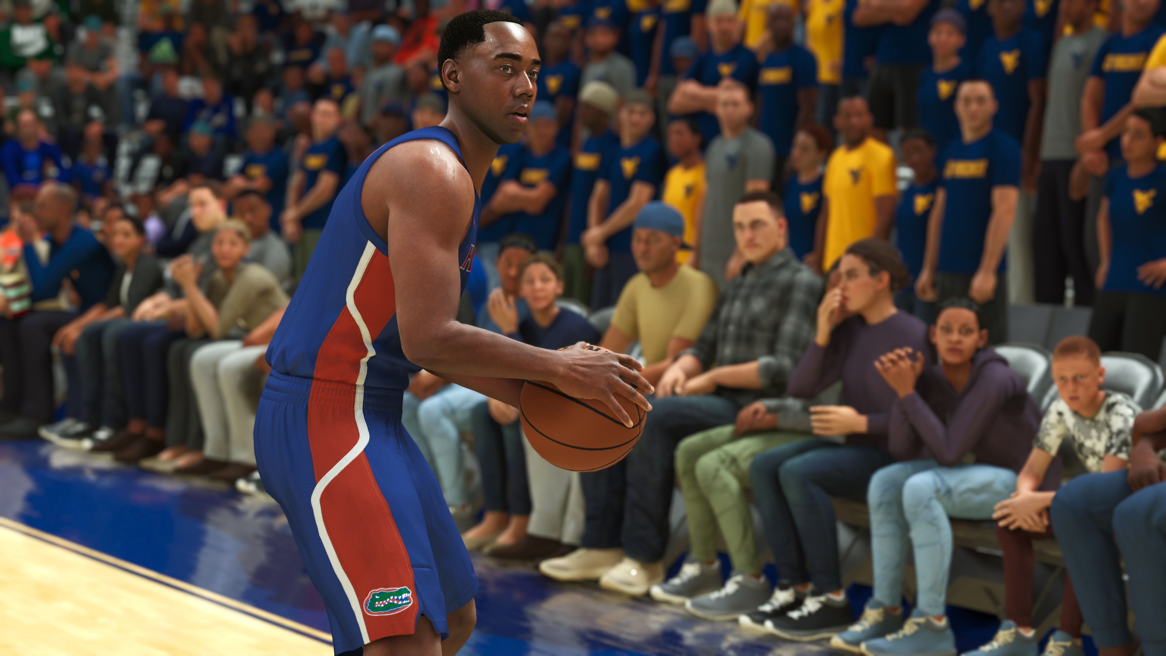 A screenshot from the Xbox Series X version of NBA 2K21.