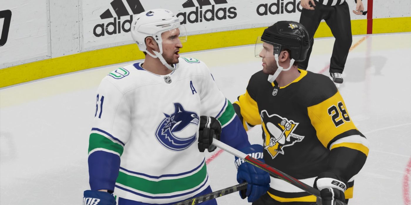 NHL 21 Vancouver Canucks Pittsburgh Penguins