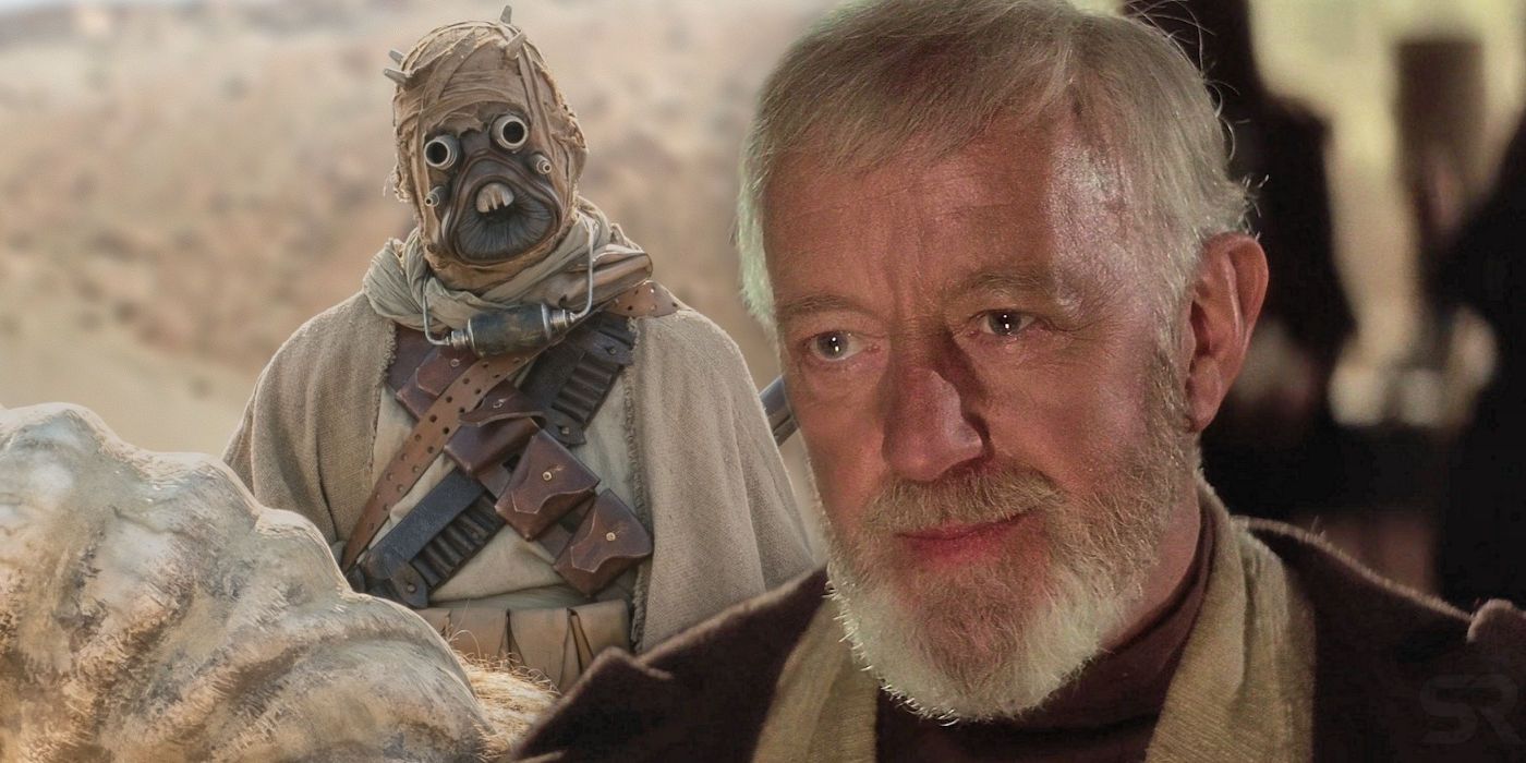 Obi-Wan Kenobi and Tusken Raiders