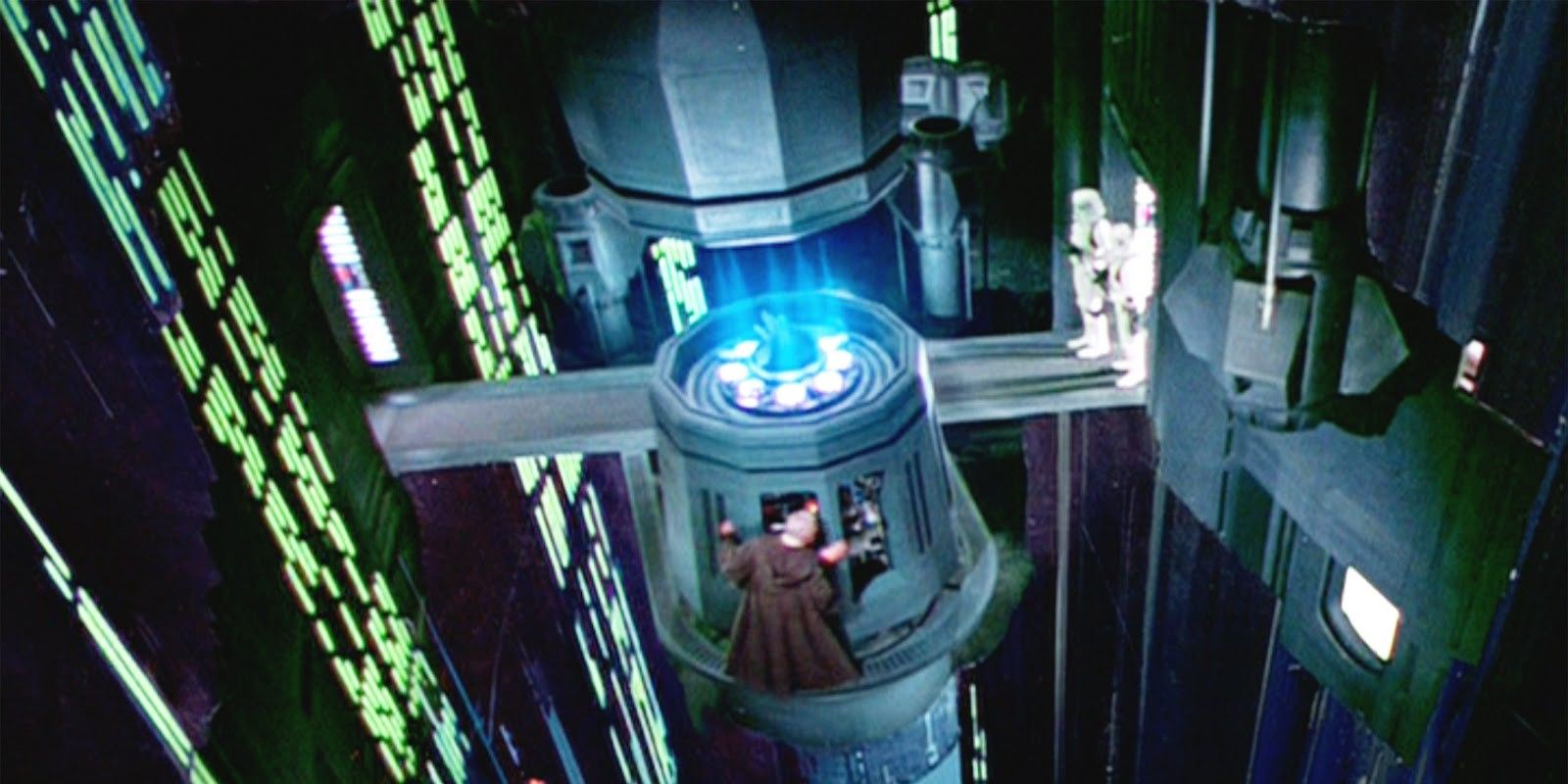 Obi-Wan Kenobi tractor beam in Star Wars