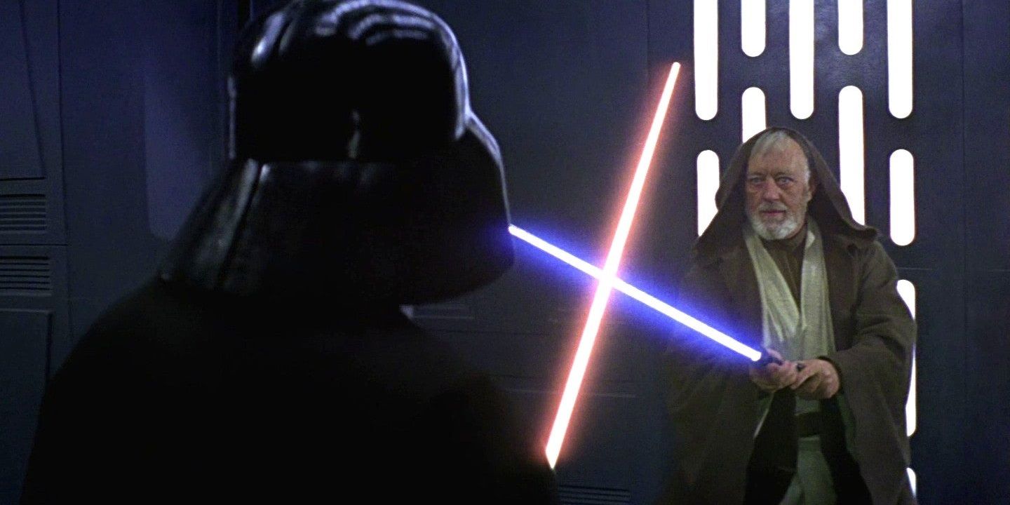 Obi-Wan versus Darth Vader on the Death Star