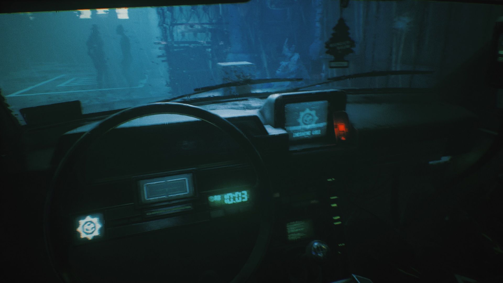 The detective's car in Observer: System Redux.
