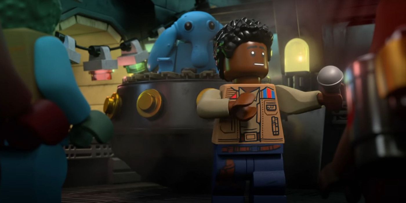 Omar Miller as Finn Lego Star Wars Holiday Special