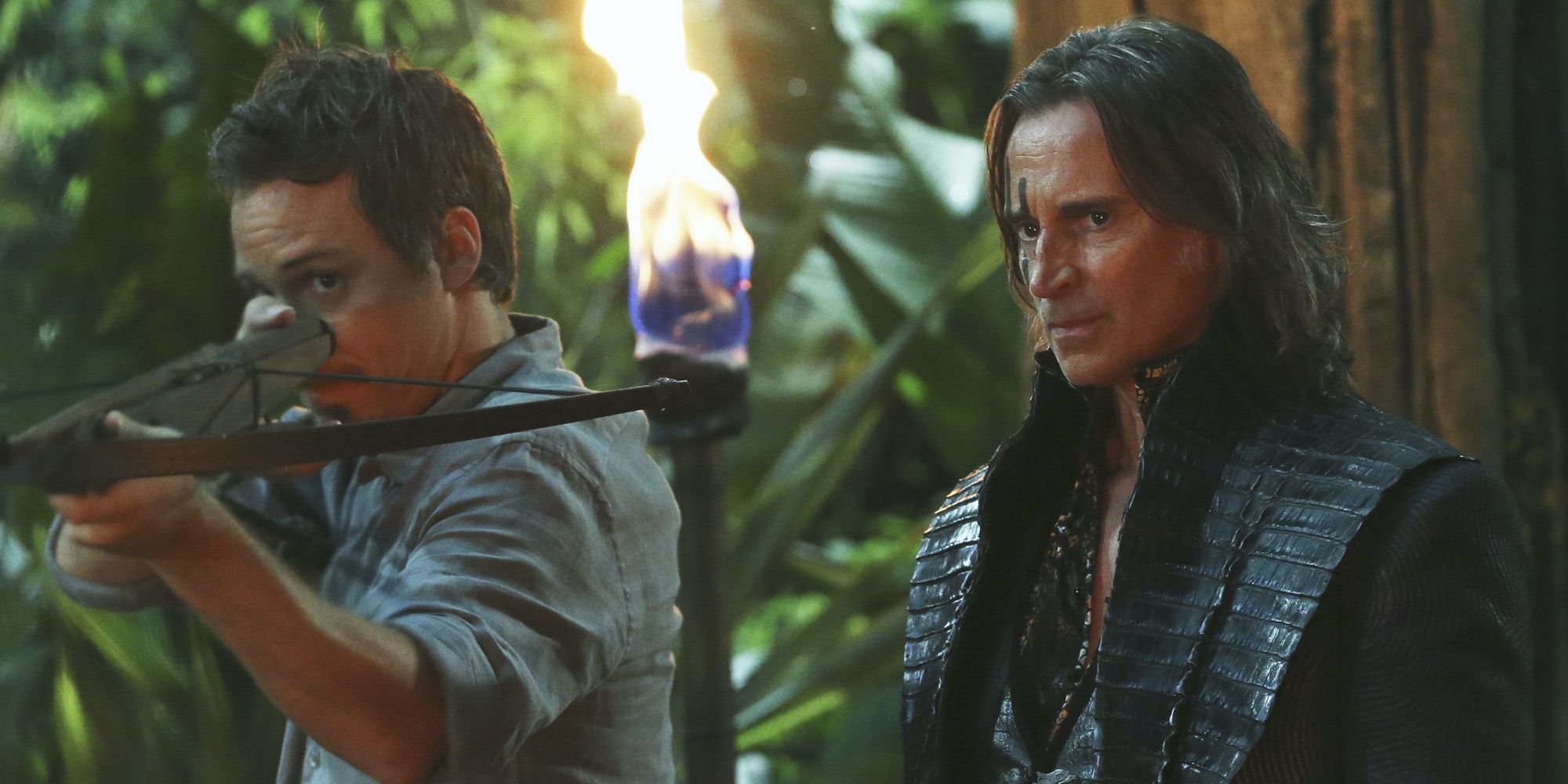 Once Upon A Time Neal and Rumple side-by-side in Neverland