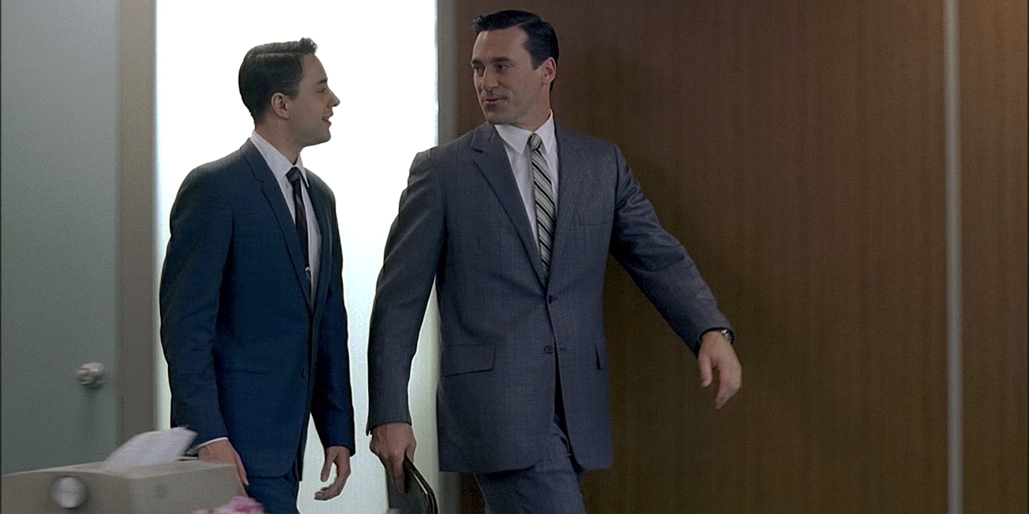 Pete and Don at Sterling Cooper