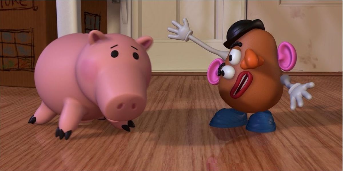 Mr.Potato Head and Hamm