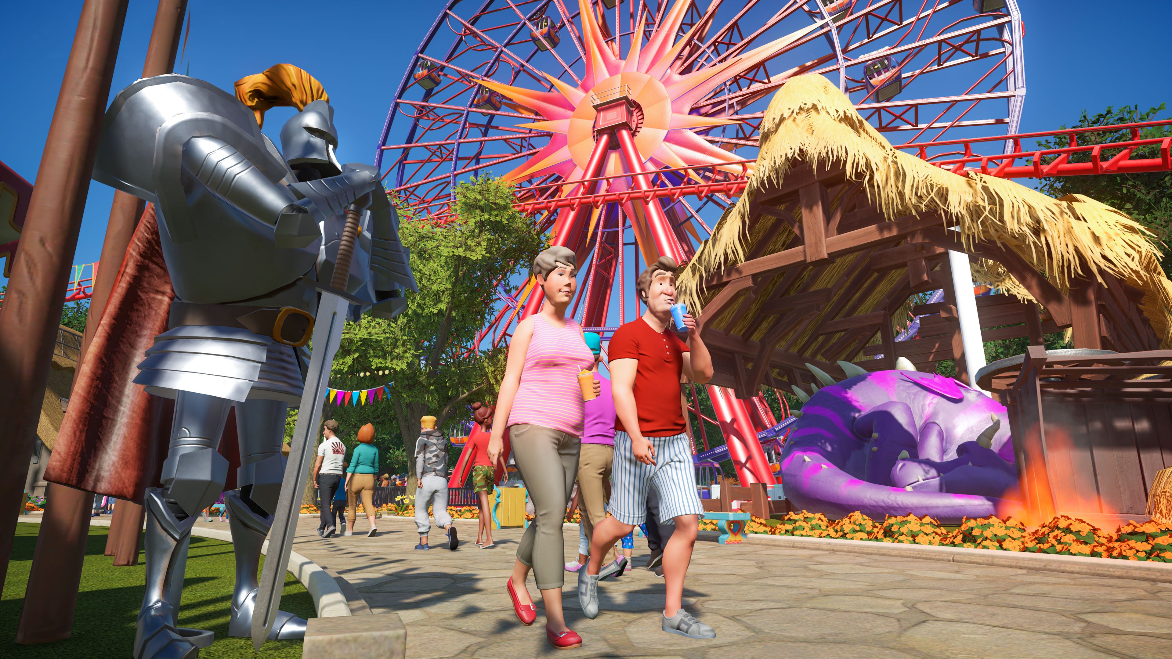 Planet Coaster Console Knight Gameplay