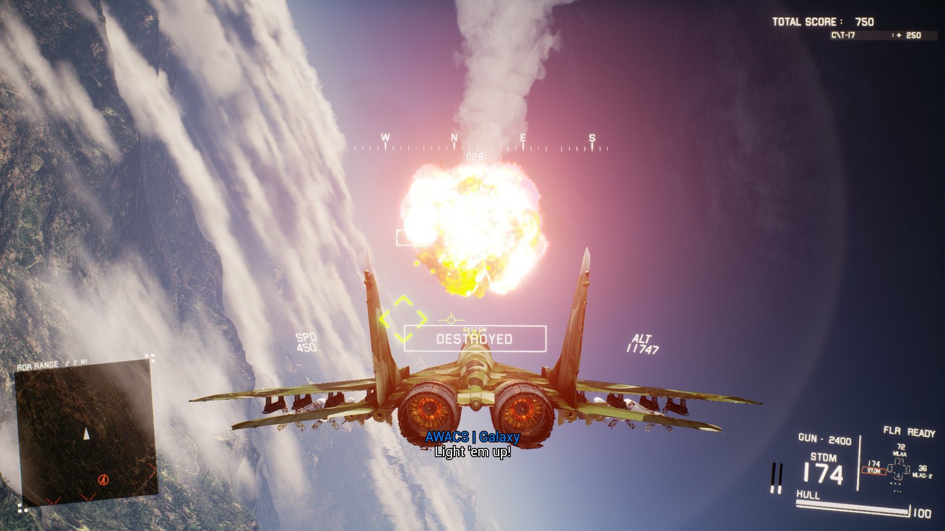 Project Wingman - Direct Hit Explosion