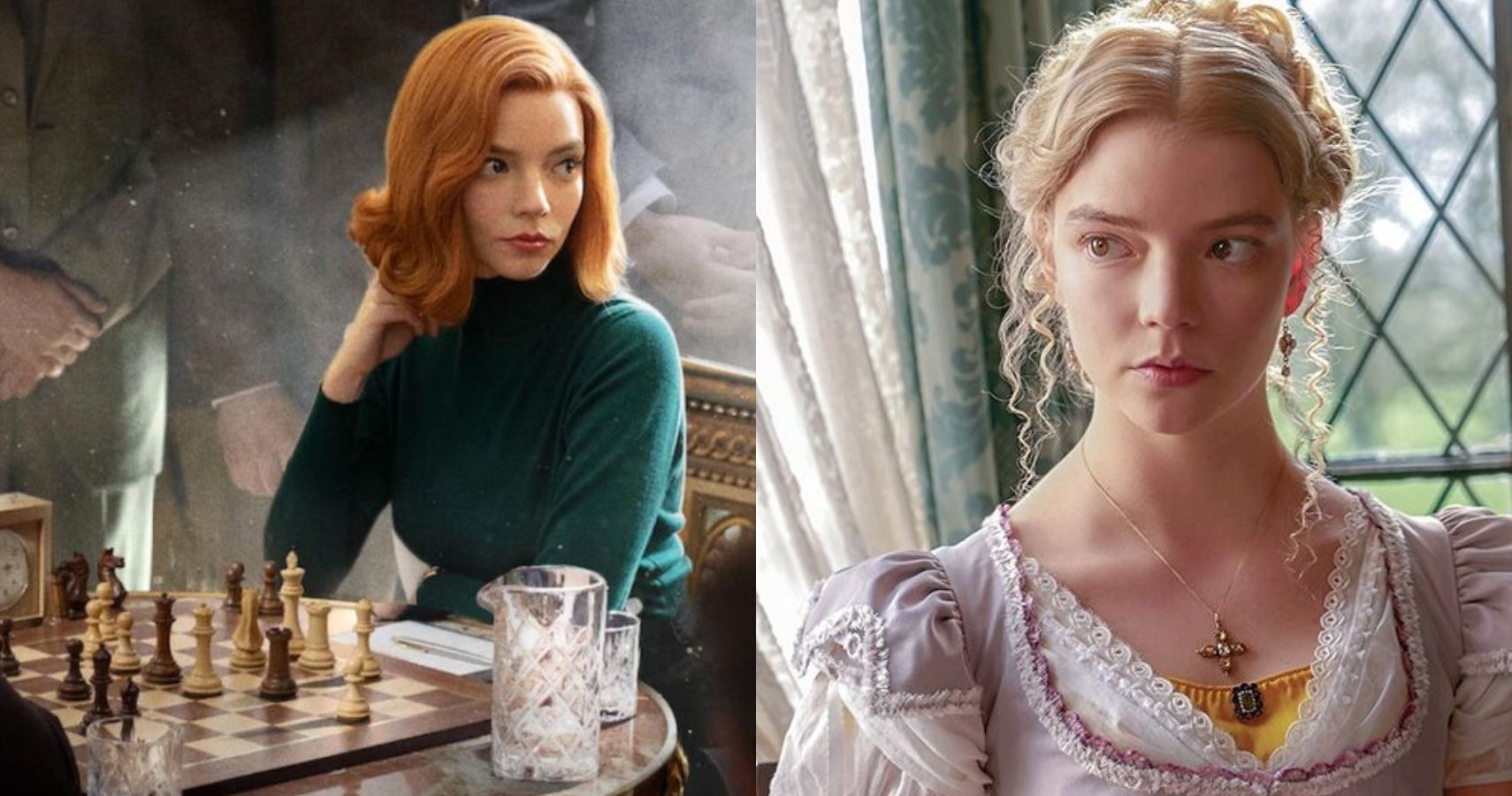 Anya Taylor-Joy Plays Chess Prodigy Beth Harmon in The Queen's Gambit