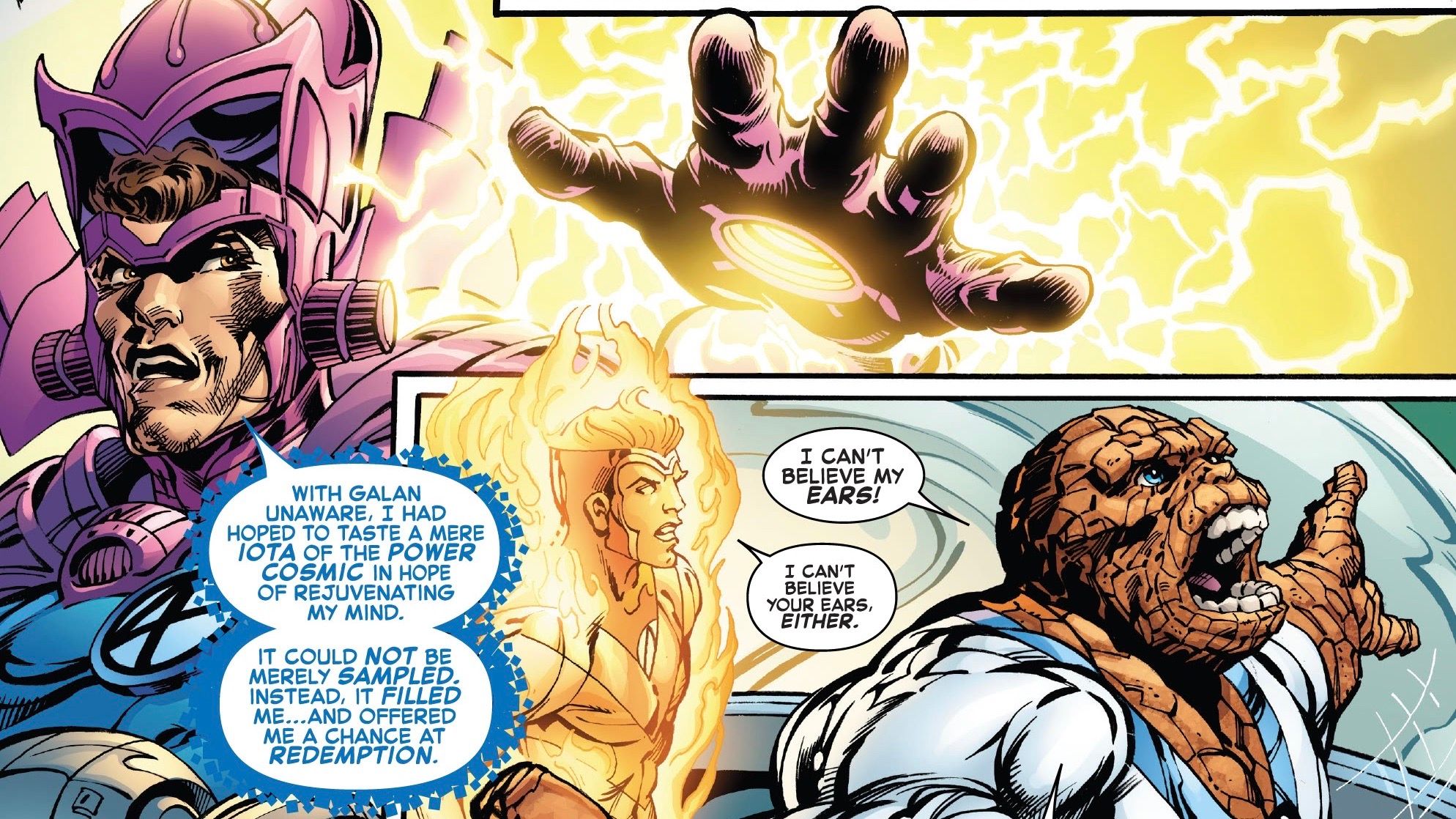 Reed Richards as Galactus in Fantastic Four Antithesis