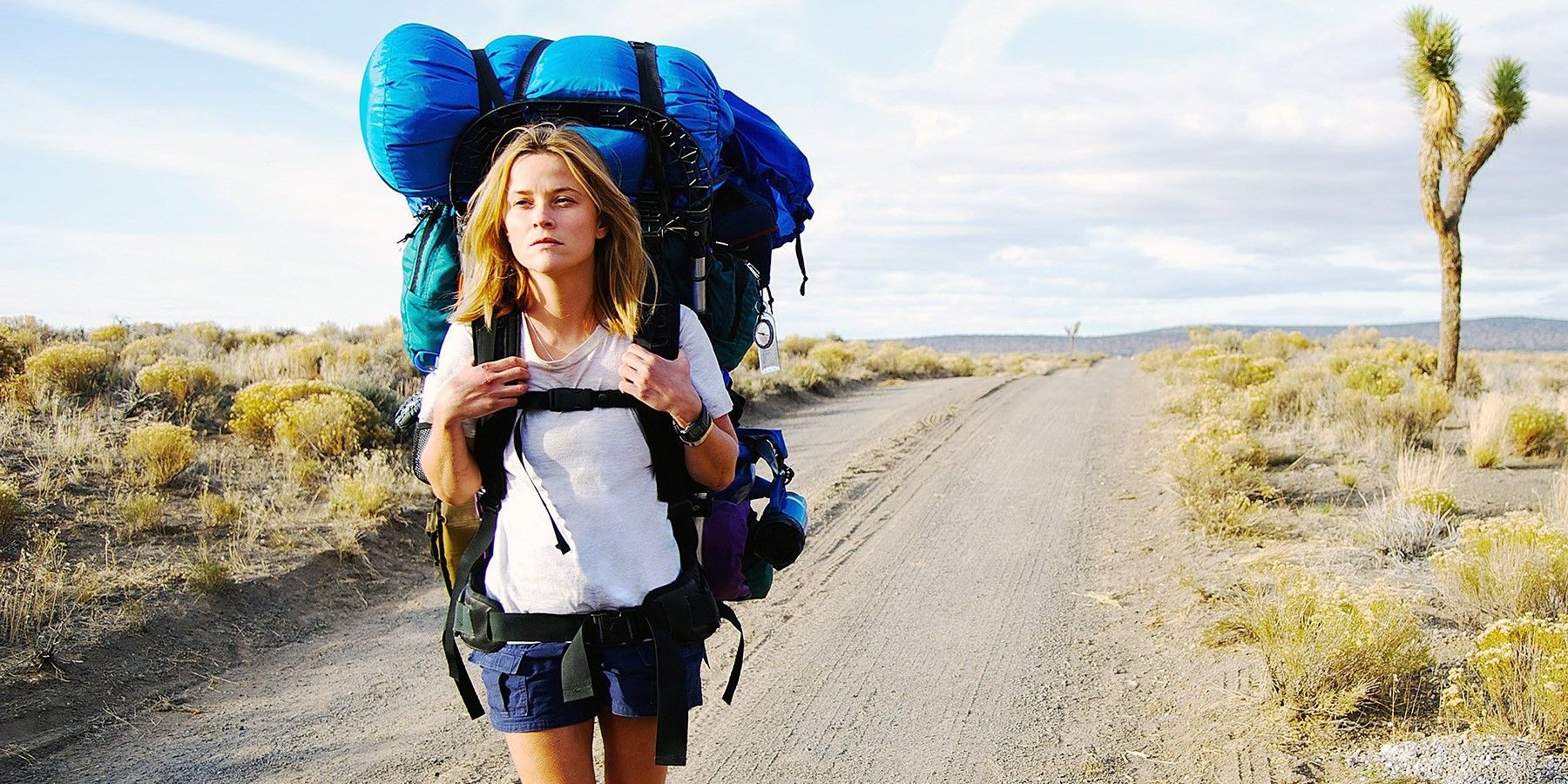 Reese Witherspoon with a backpack in Wild
