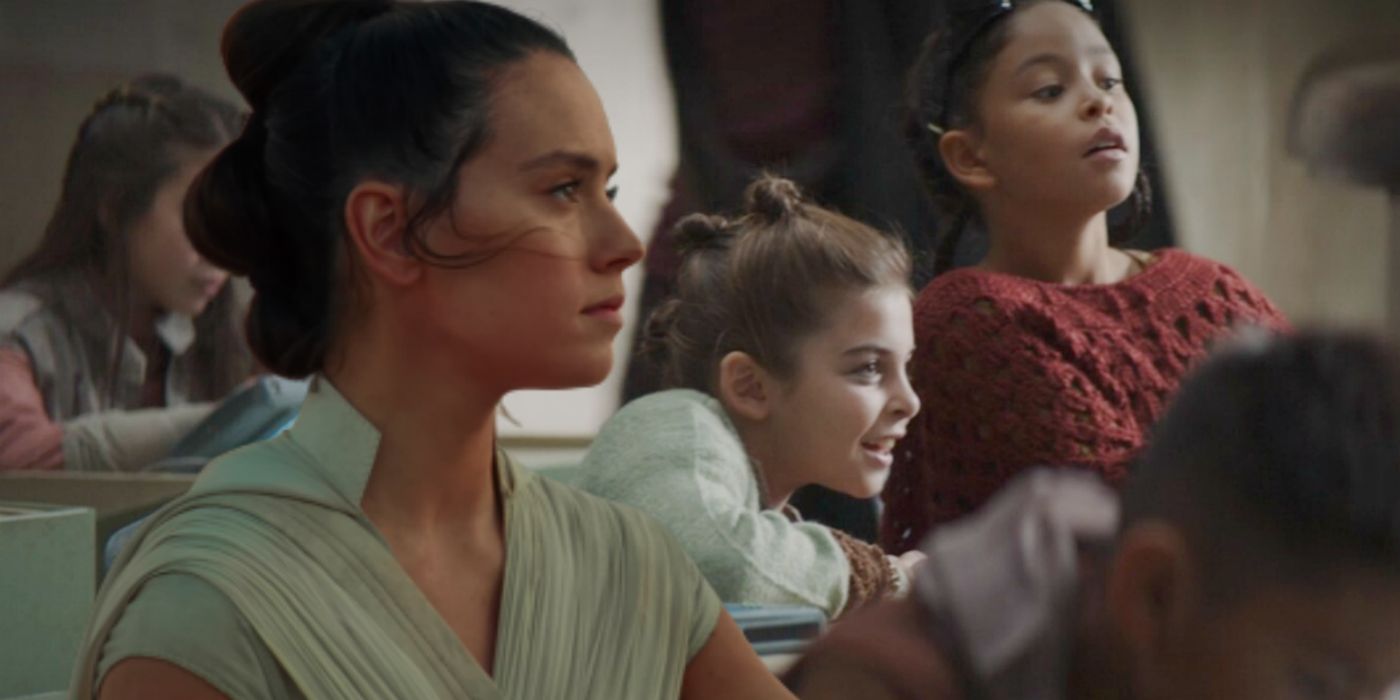 Rey and Girl in The Rise of Skywalker and the Mandalorian