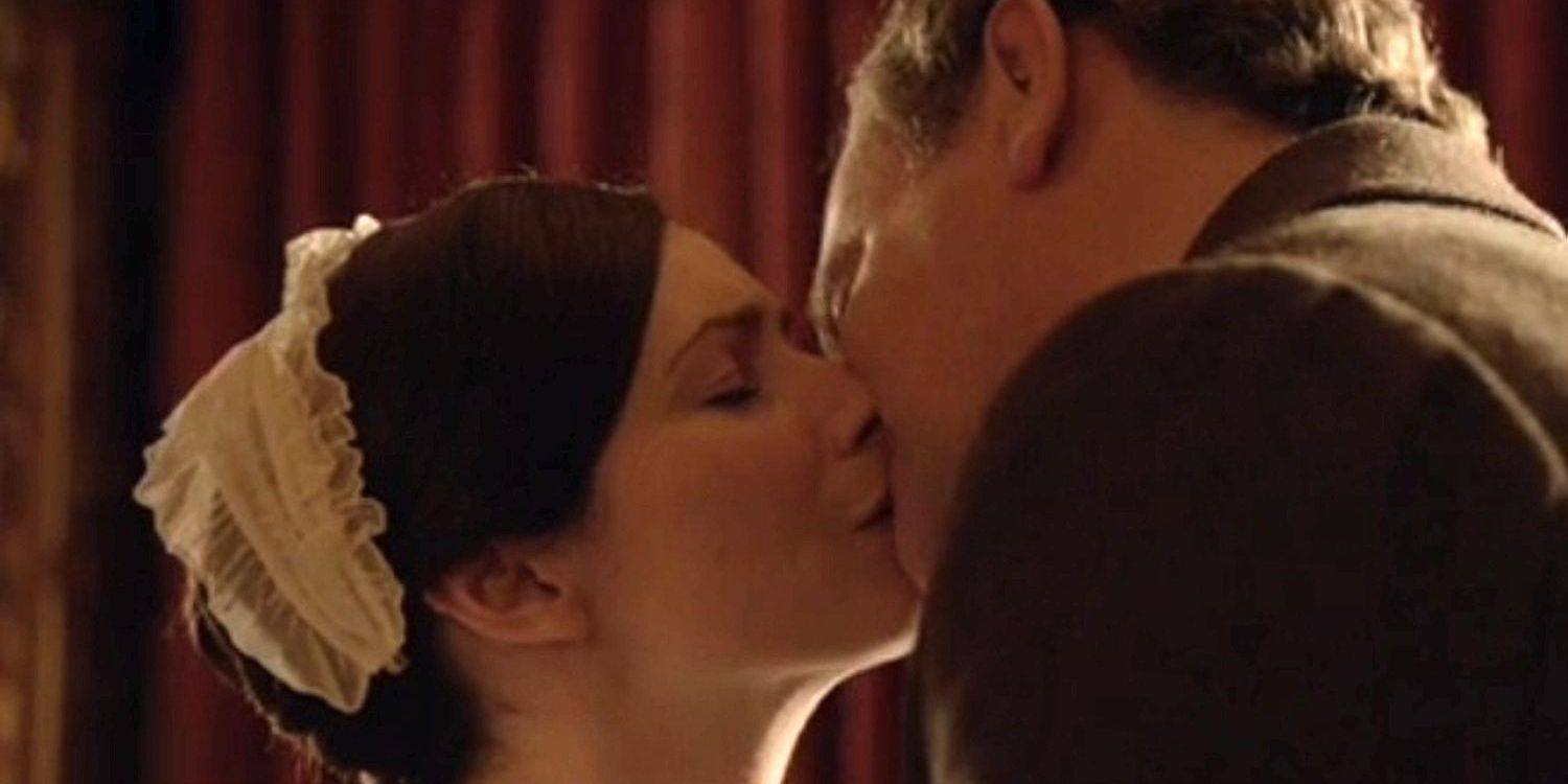 Lord Grantham with maid Downton Abbey