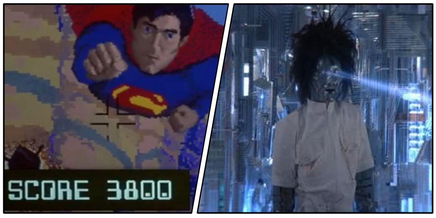 Superman III video game scenes Vera Cyborg