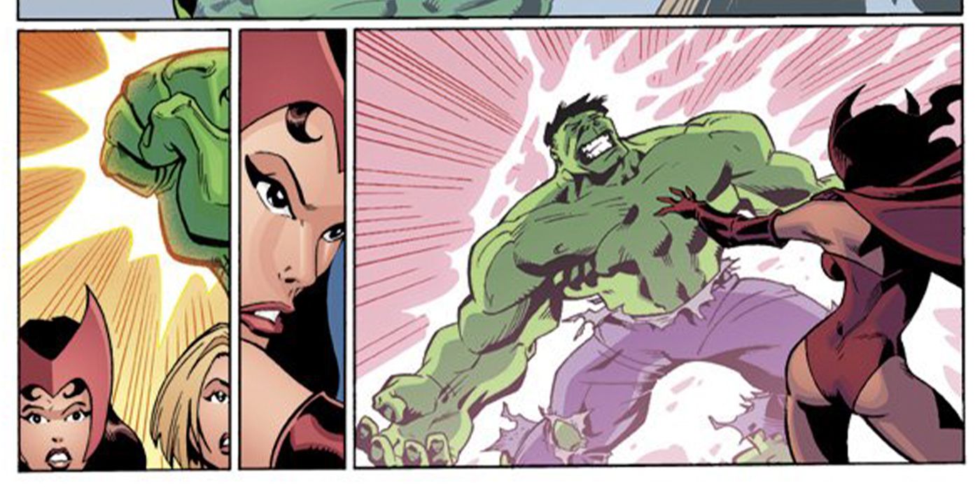 Scarlet Witch vs Hulk