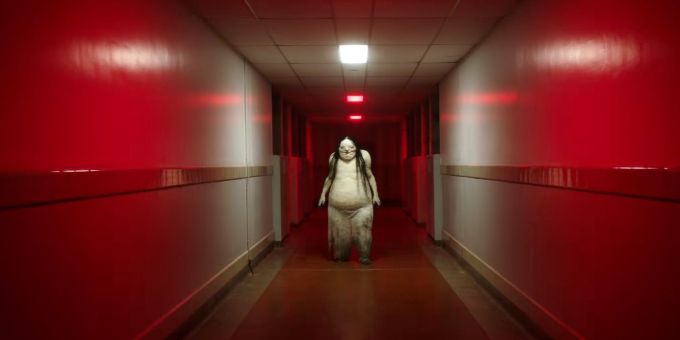 The fat woman in the Red Room of Scary Stories To Tell In The Dark