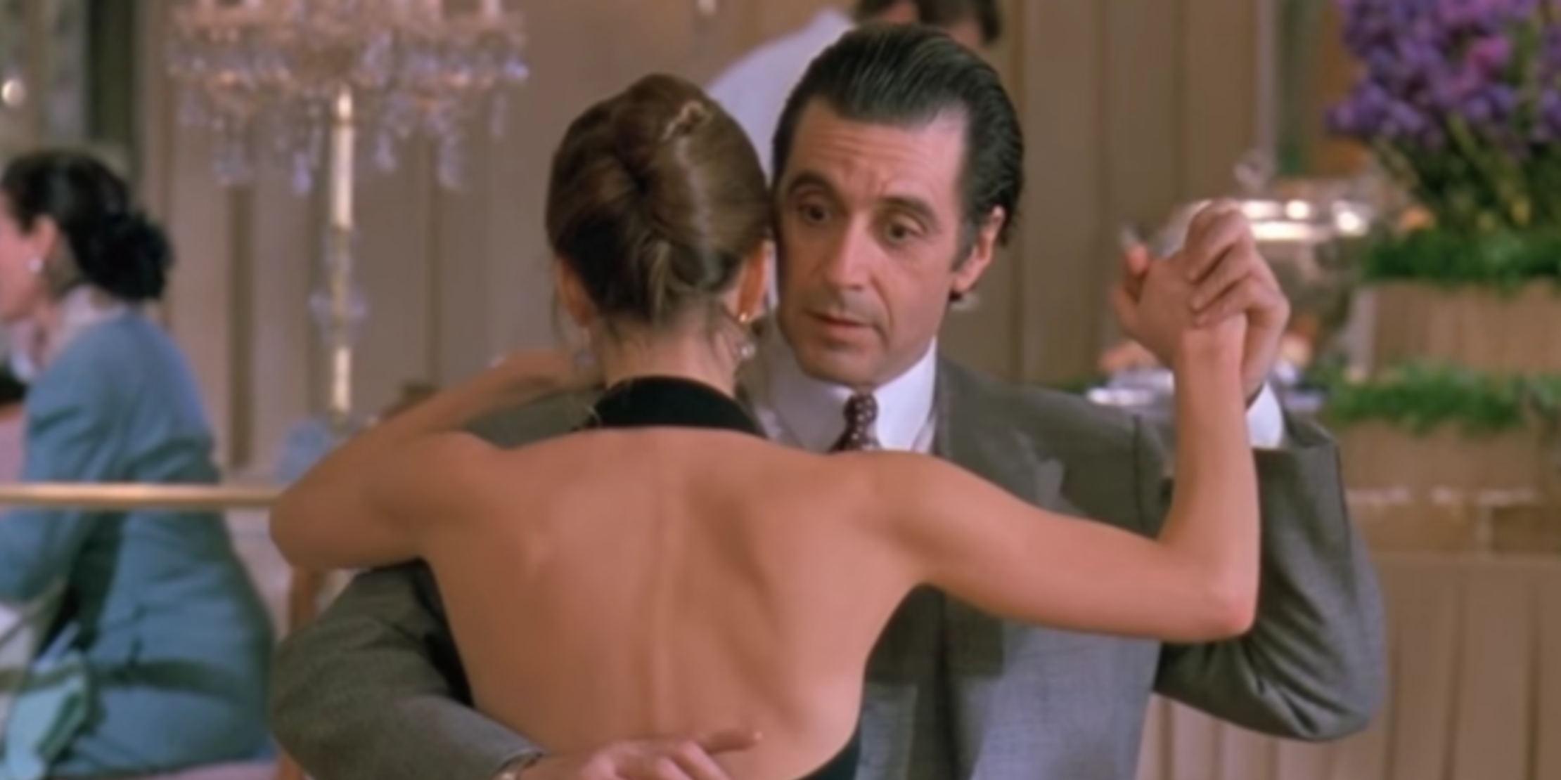 Al Pacino dances with a woman in Scent of a Woman