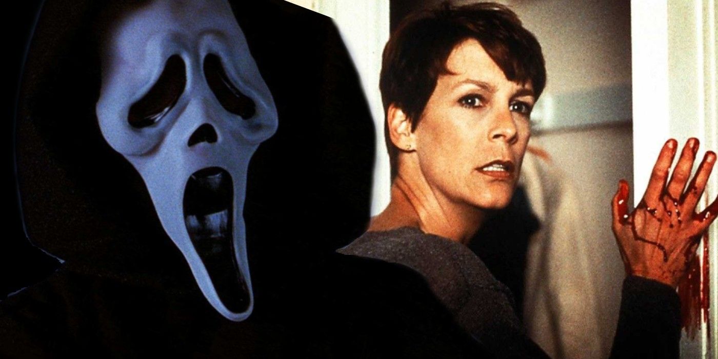 Scream Halloween H20 Ghostface Jamie Lee Curtis Laurie Strode