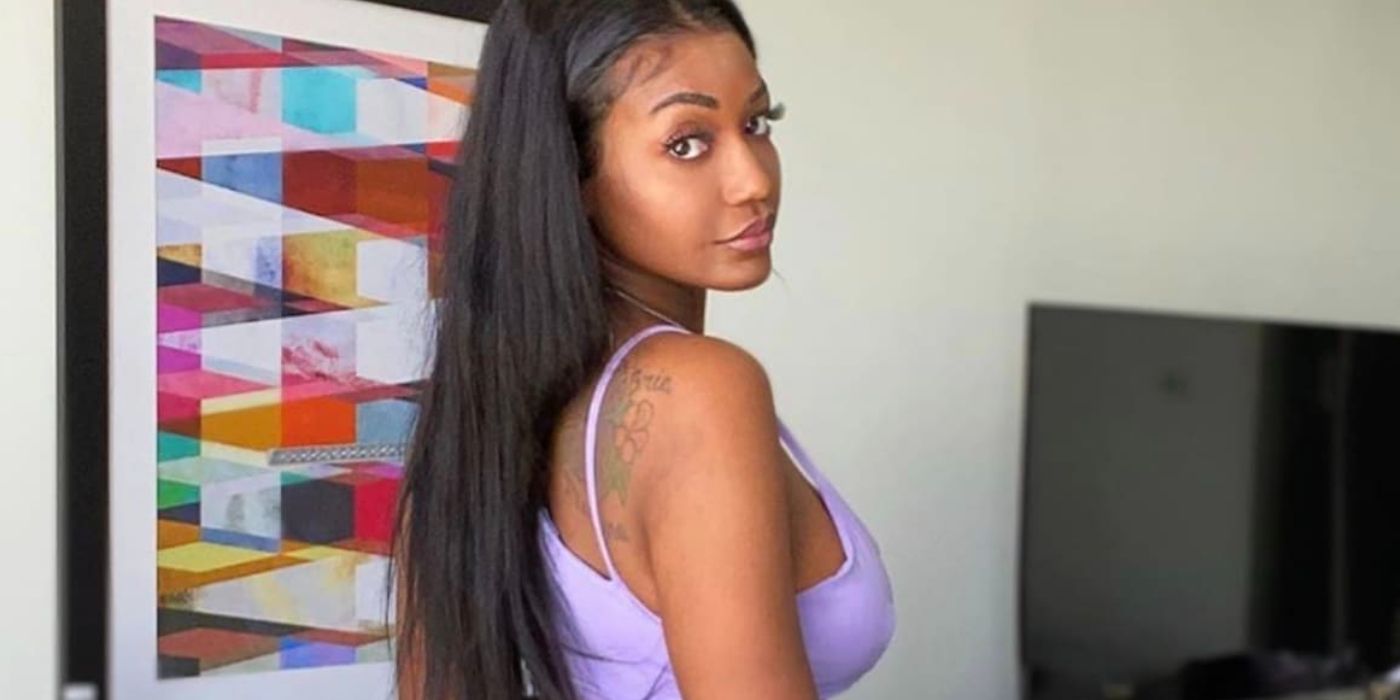 Brittany Banks 90 Day Fiance The Other Way purple top