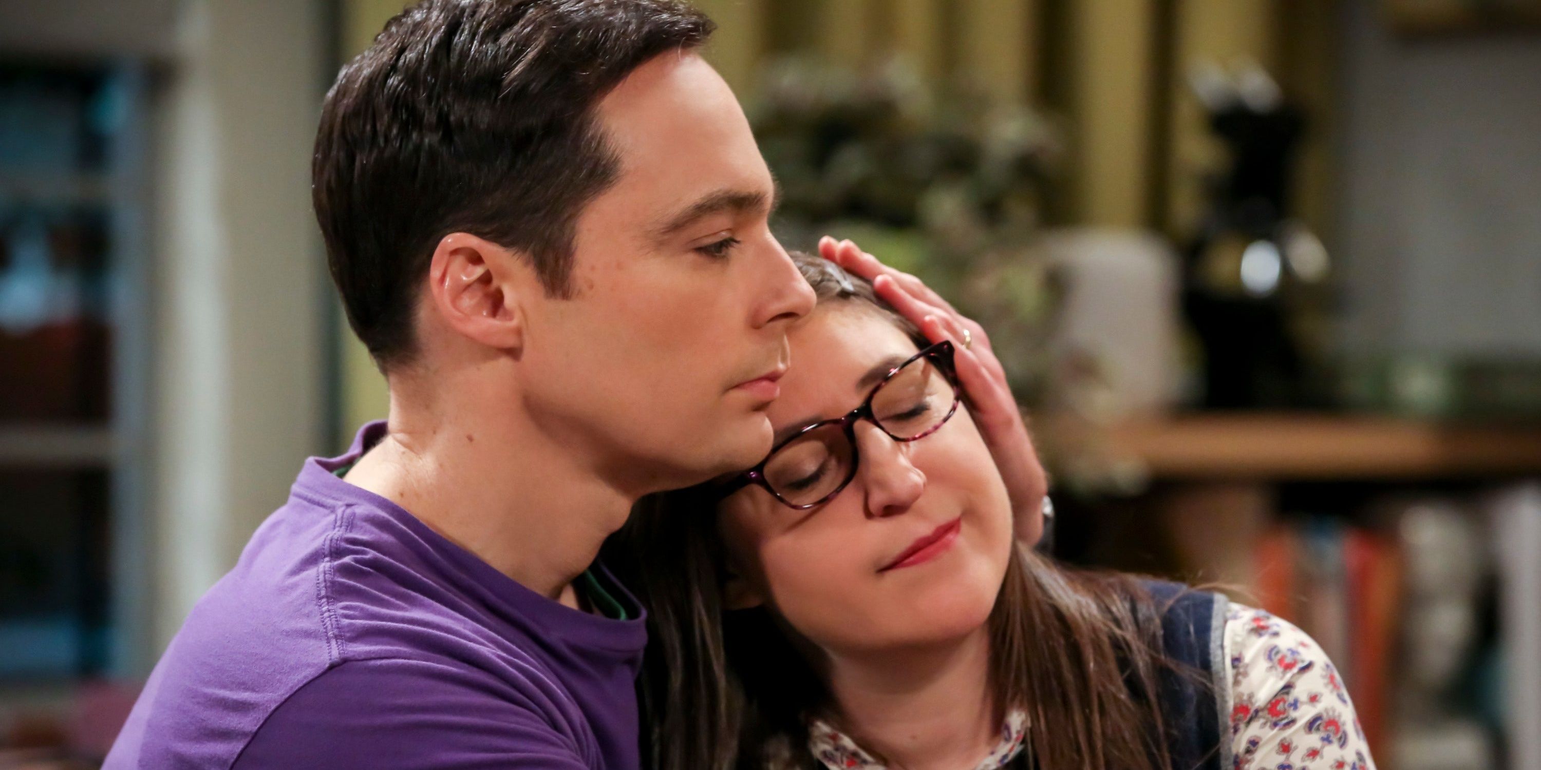 Sheldon Hugging Amy