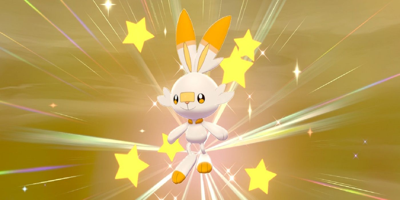 Shiny scorbunny pokemon