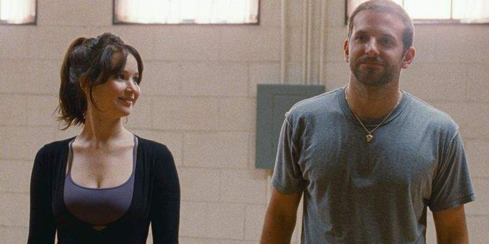 Jennifer Lawrence and Bradley Cooper in Silver Linings Playbook (2012)