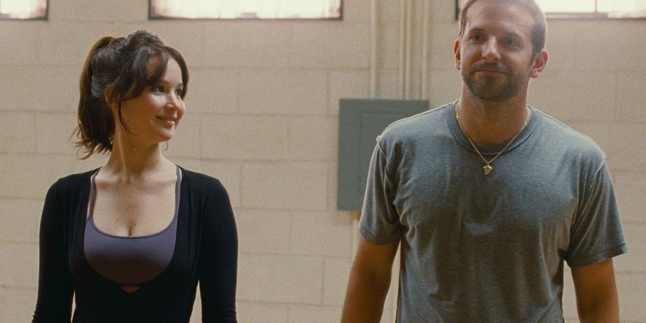 Two people about to dance in Silver Linings Playbook 