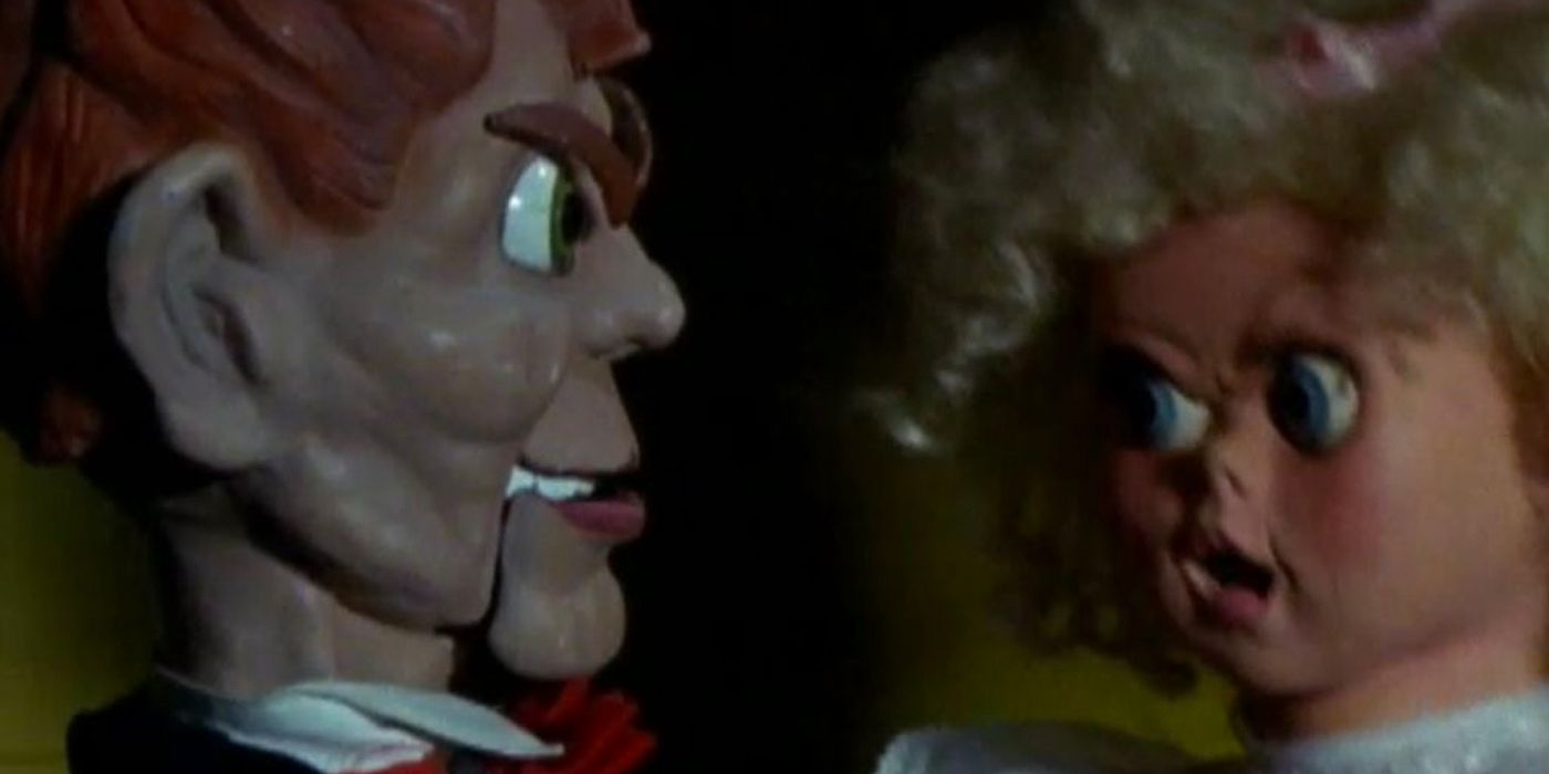 Slappy and Mary Ellen in Goosebumps Bride of the Living Dummy