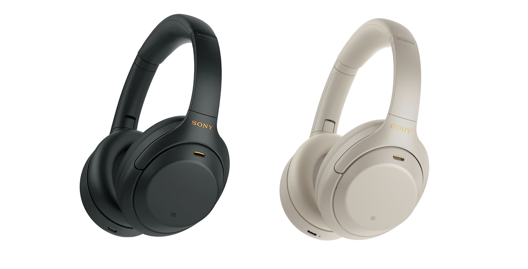 Sony WH-1000XM4 headphones in different colors