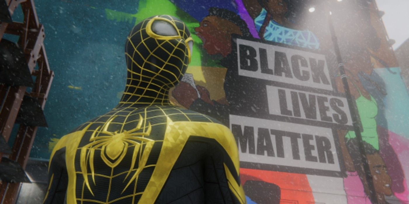 Spider-Man Miles Morales Black Lives Matter