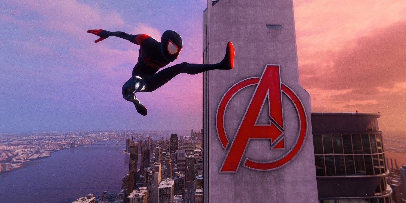 Homem-Aranha Miles Morales no traje Spider Verse