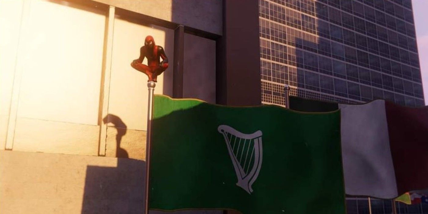 Spider-Man Miles Morales Irish Flag