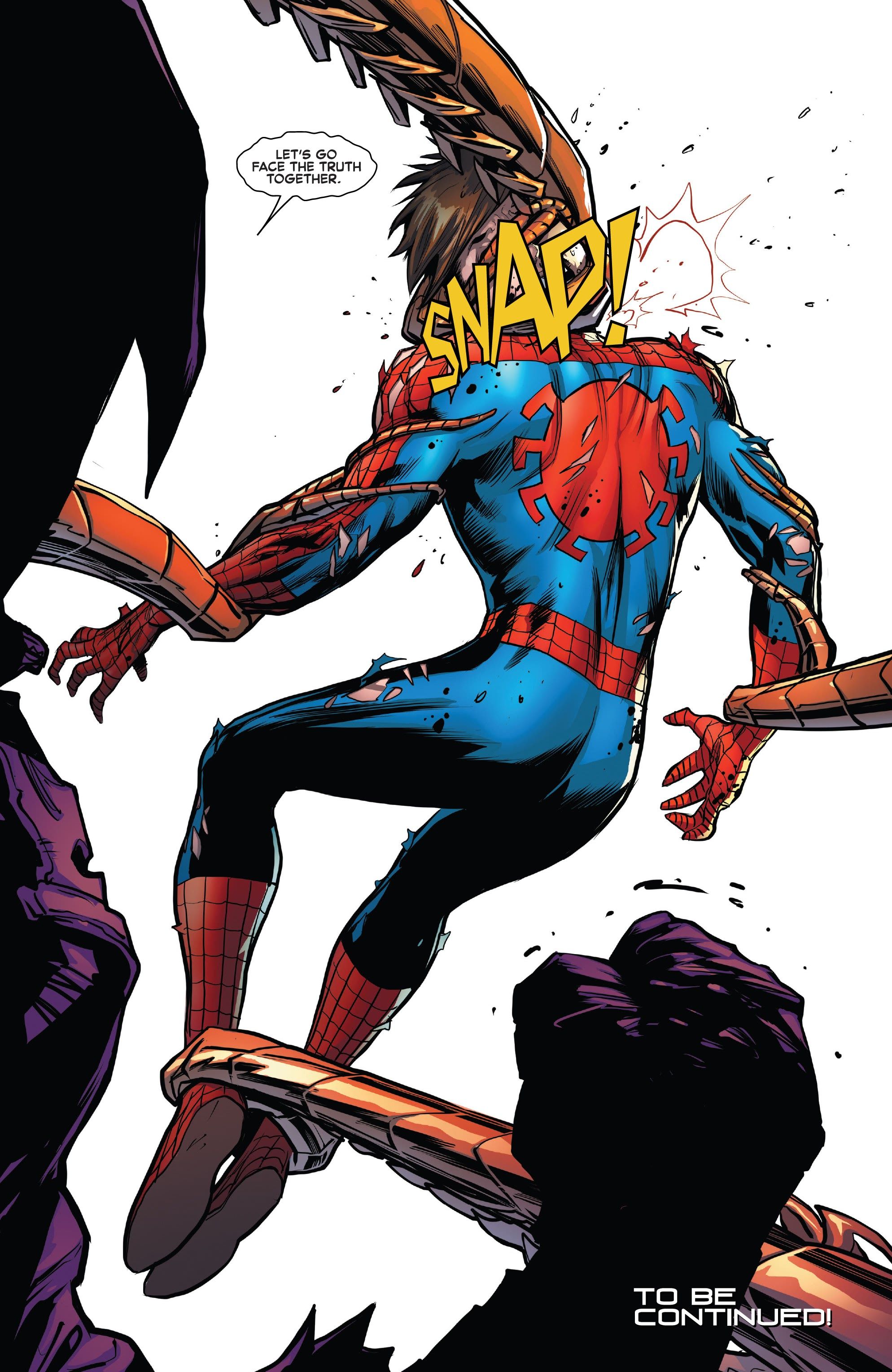 Spider-Man Peter Parker Neck Broken