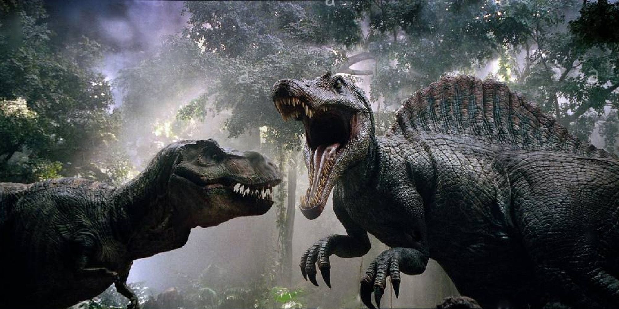 Spinosaurus vs t rex jurassic park 3