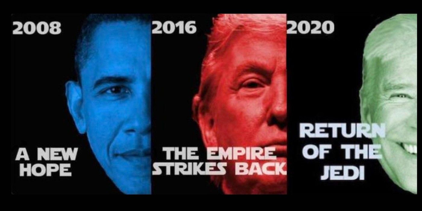 Star Wars US presidential election results meme