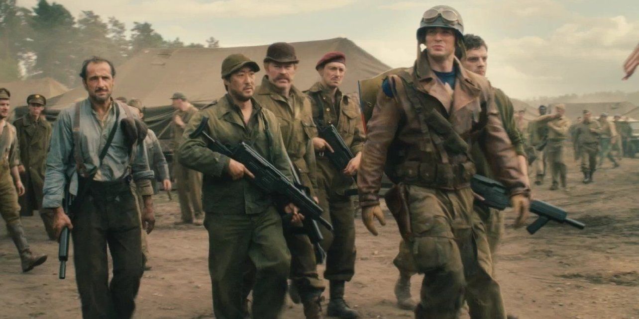Steve Rogers and the Howling Commandos