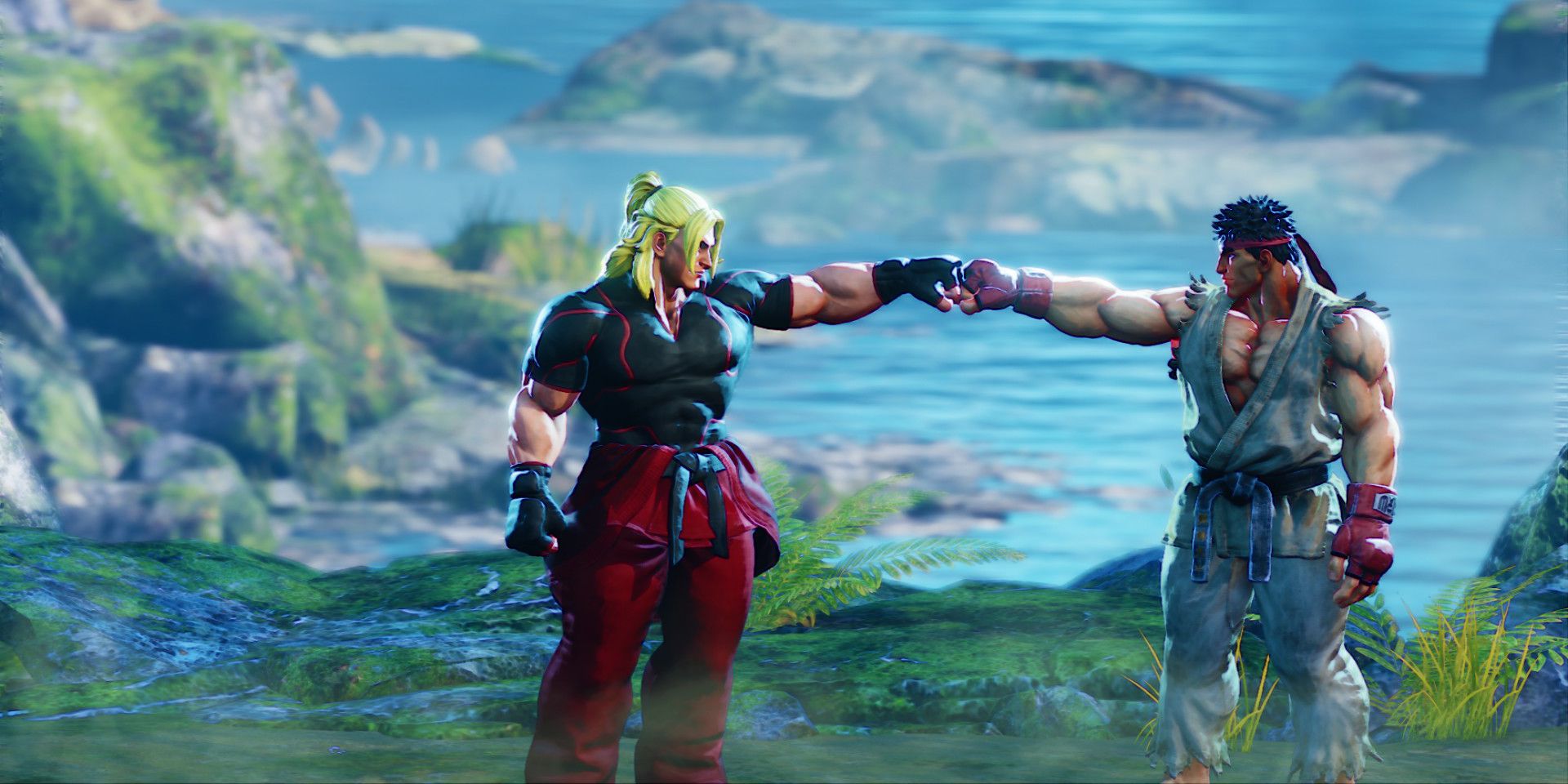Street Fighter Fist Bump Ken Ryu