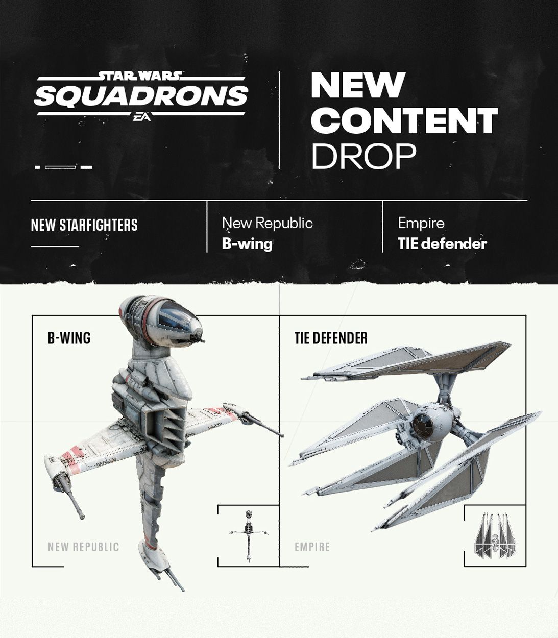 TLDR Star Wars Squadrons Ships Update
