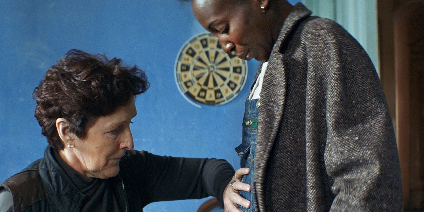 Tamara Lawrence and Fiona Shaw in Kindred 2020
