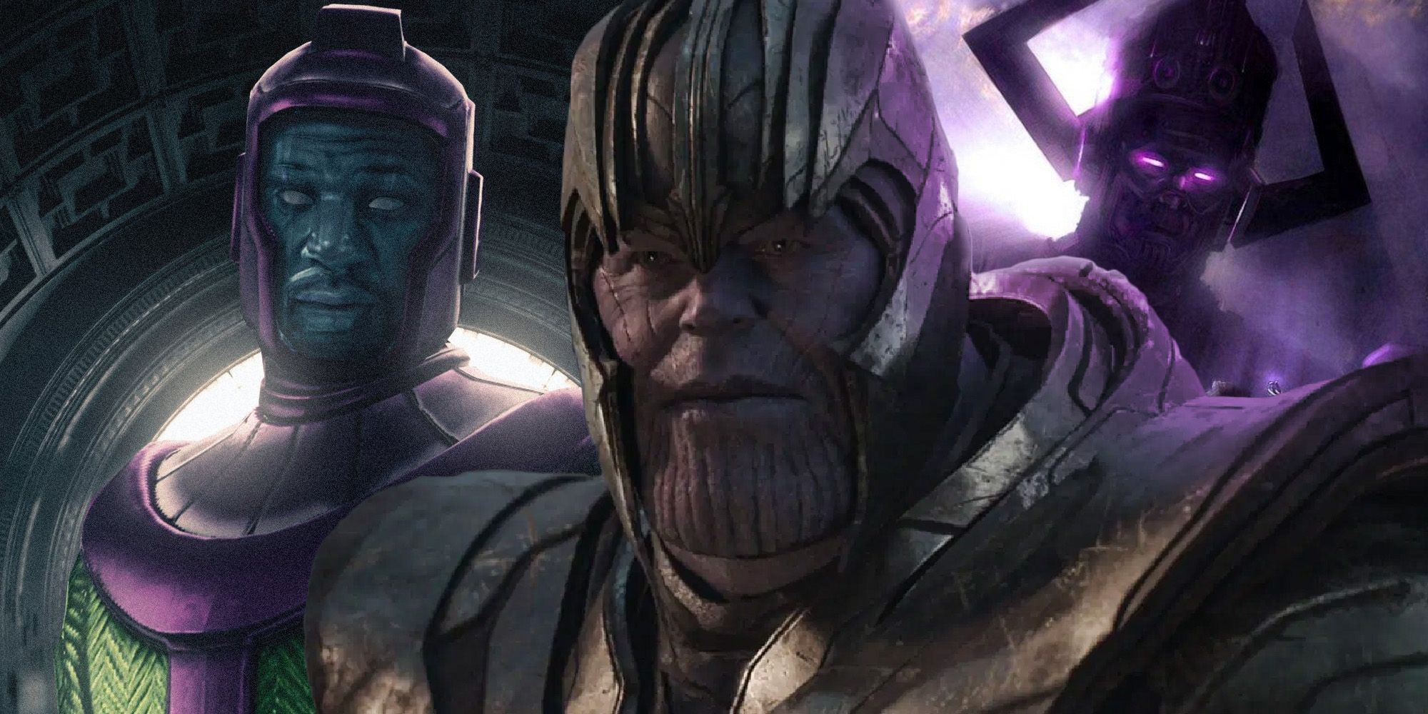 Thanos Avengers Endgame Kang the Conqueror Galactus