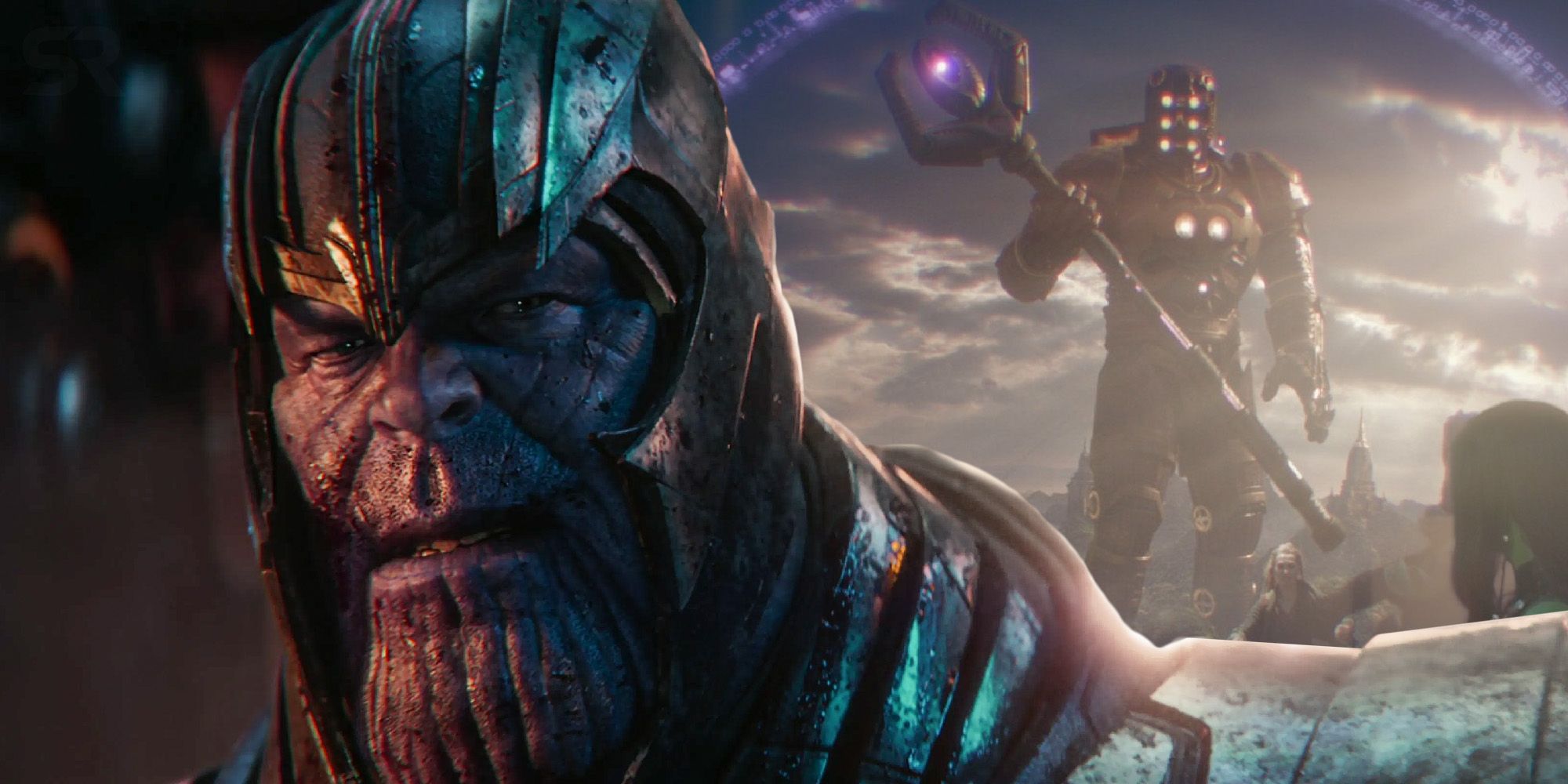 Thanos Avengers endgame Celestial Gaurdians of the galaxy
