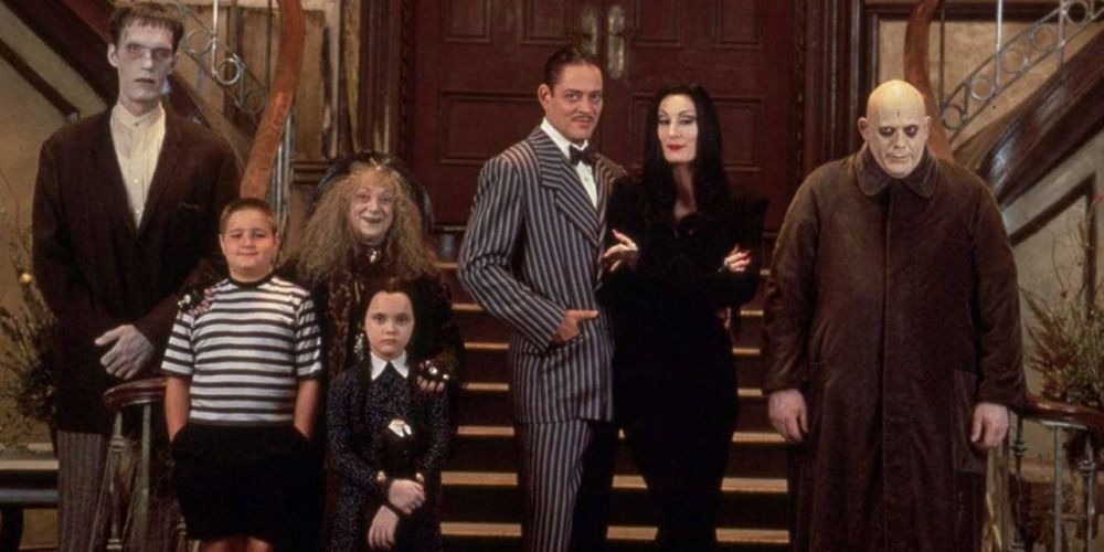 The cast of the 1991 Addam's Family movie.