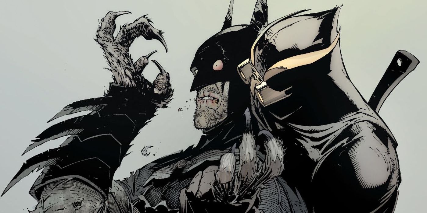 Talon ambushing Batman during Scott Snyder and Greg Capullo's Batman run.