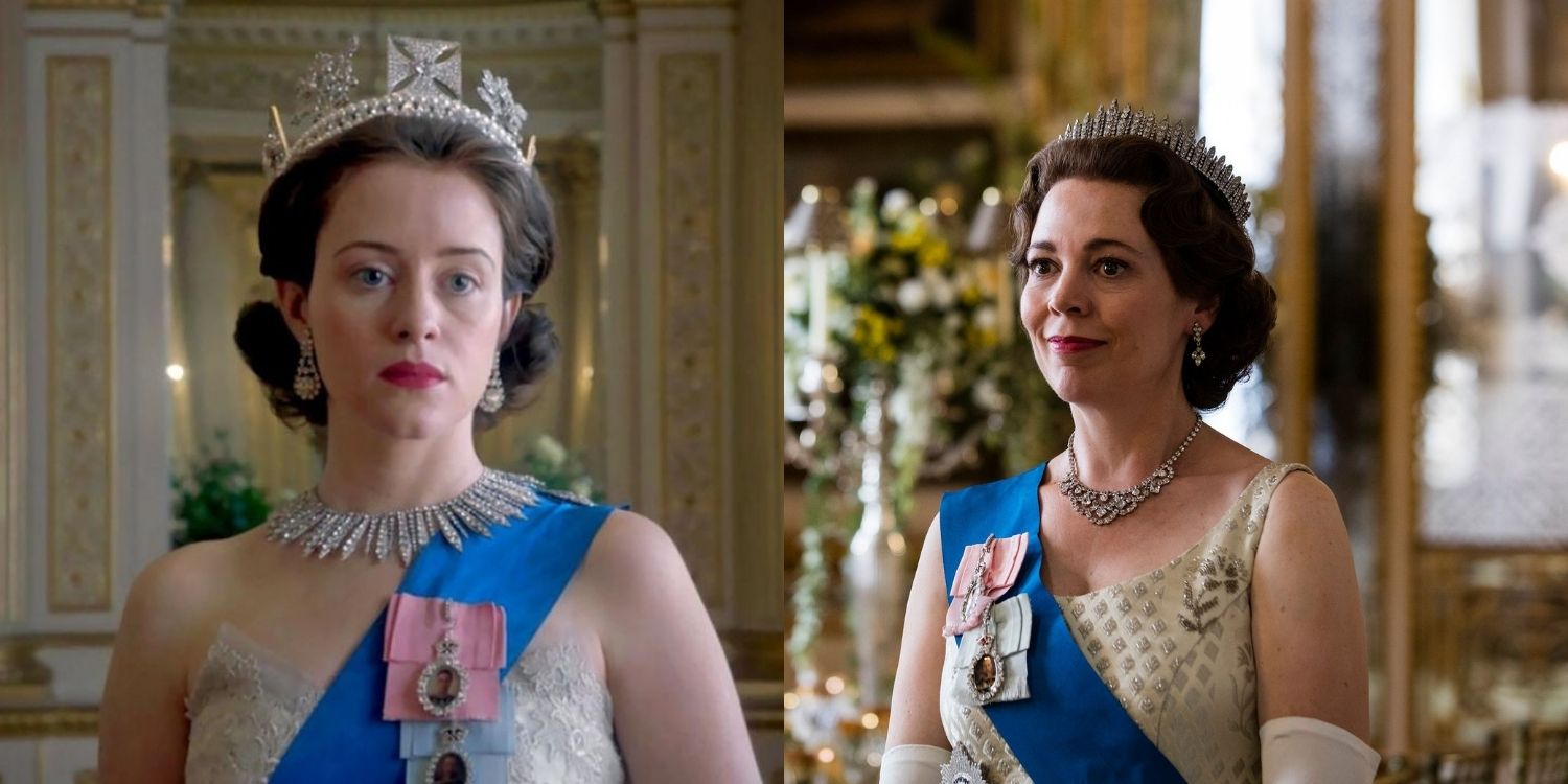 The Crown's Claire Foy and Olivia Colman Honor Queen Elizabeth II