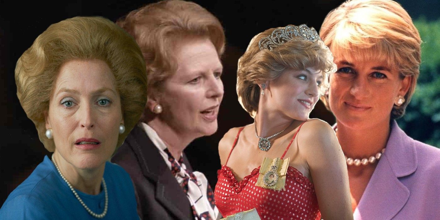 The Crown Season 4 Diana Thatcher Emma Corrin Gillian Anderson
